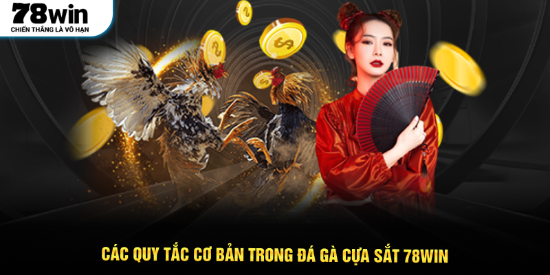 Các quy tắc cơ bản trong đá gà cựa sắt 78WIN